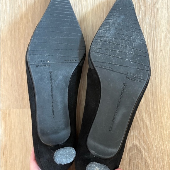 Stuart Weitzman Black Suede Kitten Heels – Size 7M - Picture 5 of 5